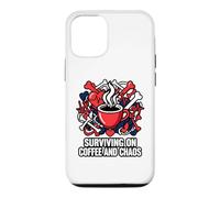 Nurse Life Surviving on Coffee and Chaos ER Coque pour iPhone 12/12 Pro