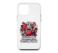 Nurse Life Surviving on Coffee and Chaos ER Coque pour iPhone 12 Mini
