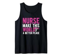 Nurse Make This World A Better Place Funny Nursing Nurses Débardeur