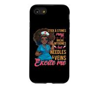 Nurse May Break My Bones But Needles and Veins Excite Me Coque pour iPhone SE (2020) / 7/8