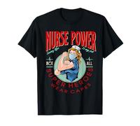 Nurse Power Saving Life is My Job Not All Heroes Wear Capes T-Shirt