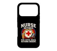 Nurse Retired Now Coffee Beach Rien d'urgent Coque pour iPhone 17 Pro