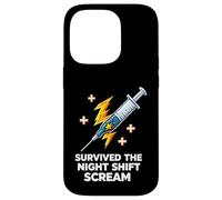 Nurse Survived The Night Shift Scream Coque pour iPhone 14 Pro