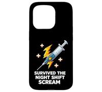 Nurse Survived The Night Shift Scream Coque pour iPhone 15 Pro