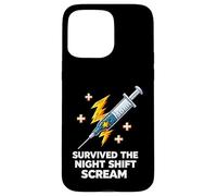 Nurse Survived The Night Shift Scream Coque pour iPhone 15 Pro Max