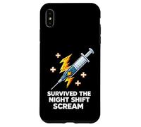 Nurse Survived The Night Shift Scream Coque pour iPhone XS Max