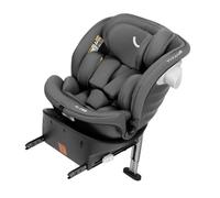 Nurse Titane Siège Auto i-Size 40-150 cm, Pivotant 360º, ISOFIX et Jambe de Support, Dos à la Route et Face à la Route, Protection Latérale, Gris