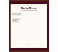NurseNotes: The Ultimate Nursing Student Companion