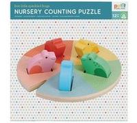 Petit Collage To Count: 5 Little Frogs Puzzle Multicolore Enfants