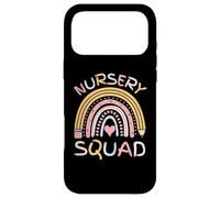 Nursery Squad Crayon Arc-en-Ciel pour rentrée Scolaire garçons Filles Coque pour iPhone 17 Pro Max