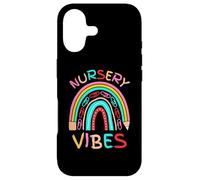 Nursery Vibes Crayon Arc-en-Ciel pour rentrée Scolaire garçons Filles Coque pour iPhone 17