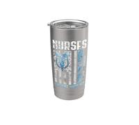 Nurses Back The Blue I've Got Your Six - Nurse Show Support Gobelet isotherme en acier inoxydable double paroi