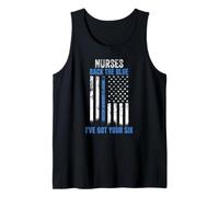Nurses Back The Blue I've Got Your Six Nurses Support Dorsal Débardeur