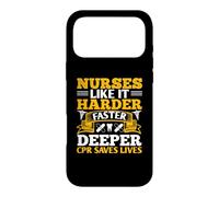 Nurses Like It Harder Faster Deeper CPR Saves Lives Nursing Coque pour iPhone 17 Pro Max