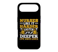 Nurses Like It Harder Faster Deeper CPR Saves Lives Nursing Coque pour iPhone Air