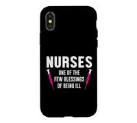 Nurses One of The Fe Blessings of Being Ill Nursing Nurse Coque pour iPhone X/XS