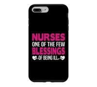 Nurses One of The Few Blessings of Being Ill Funny Nursing Coque pour iPhone 7 Plus/8 Plus