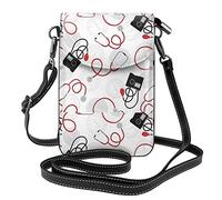 NurseWomen'S Pu Leather Crossbody Cell Phone Purse Wallet Roomy Wallet Bag