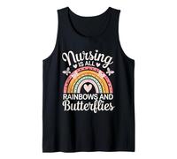 Nursing Is All Rainbows And Butterflies Médical - Débardeur