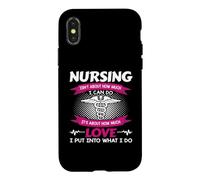 Nursing Isn't About How Much I Can Do Nurse Love Coque pour iPhone X/XS