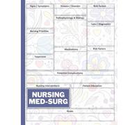 Nursing Med-Surg Notebook: Med Surg Study Template for Nursing Students | The Perfect Blank Template for Streamlined Medical Surgical Nursing ... surgical nursing | med surg study template