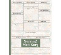Nursing Med-Surg Notebook: Med Surg Study Template for Nursing Students | The Perfect Blank Template for Streamlined Medical Surgical Nursing ... surgical nursing | med surg study template
