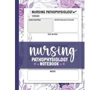 Nursing Pathophysiology Notebook: Blank Disease Template for nurses and nursing student, 8.5 X 11 inch