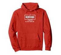 Nursing Squad All Day Every Day Nurse Cute Team Crew Rose Sweat à Capuche