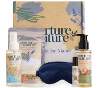 Nurture by Nature Botanicals Cadeaux maman, Beurre corporel, Huile de douche, Roll-on d'huile essentielle, Sels de bain d'Epsom, Masque les yeux en soie, Nouvelle maman, Cadeau de grossesse Orange