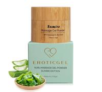 Nuru Gel de massage japonais - 40 g - Avec aloe vera naturel et algues marines - Fabriqué au Japon - Sans parabène ni glycérine - Sans parfum - Donne 4 l - Végétalien - Sumire