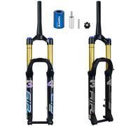 NURUGURE Fourche Avant de VTT 27,5/29 Pouces, Fourche Suspendue Conique, débattement 1-1/2, axe traversant 160 mm, magnésium 100 × 15, Facteur de sécurité élevé, vélos Tout-Terrain