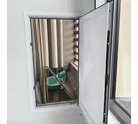 NURUGURE Porte d'accès en Aluminium résistant à l'eau pour Grenier, Vide sanitaire, Conduit électrique CVC extérieur