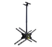 NURUGURE Support Mural pour téléviseur Support de Plafond pour téléviseur Double Face Compatible avec la Plupart des écrans LED de 32 à 55 Pouces Peut pivoter à 360°