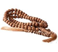 Nusantara Shop Perles de prière islamiques Tasbih en bois de santal 99 8 mm - Tasbeeh, chapelet musulman, Masbaha, Misbaha, Tesbih, Tespih, Dhikr, Zikr, Sibha, Mala musulman, perles de prière