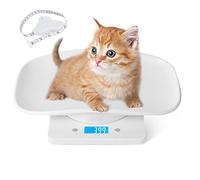 Nuscen Balance numérique pour animaux de compagnie - 15 kg - Multifonction - Portable - Mini balance électronique LCD
