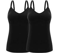 NUSGEAR 2pc sans Manches en Coton avec des Bretelles Femme Débardeur Grossesse Teeshirts Top Grossesse Hauts de Maternité Vetement Grossesse Pyjama Top de Maternité, T-Shirt de Grossesse Haut