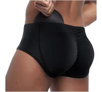 NUSGEAR Culotte Gainante Ventre Plat Homme Taille Haute Boxer Amincissante Sports sous-Caleçons Push Up Fesse Hanches Body Shaper Boxer avec Rembourrage Dorsal pour Augmenter