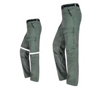 NUSGEAR Détachable Pantalon Outdoor Homme Mince Coupe-Vent Séchage Rapide Pantalons Shorts pour Randonnée Camping Trekking Montagne Pantalon Cargo Convertible pour Homme à séchage Rapide