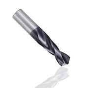 NUSHKI Foret Au Carbure VAPO Enduit Pistolet Perceuse Pour CNC Tour Machine Coupe-trou Foret Hélicoïdal Outils De Forage En Métal,12mm