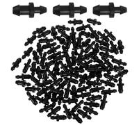 NUSITOU 100 Pièces de Pièces de Réparation pour L'irrigation Goutte à Goutte, Connecteurs Anti-fuite en Pp pour Tuyaux 3/5 et 4/7, Accessoires Fiables pour Système D'arrosage Extérieur