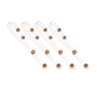 NUSITOU 2 Paires de Brides de Talon Réglables en Pvc et Alliage, Boucles Antidérapantes sans Installation pour Chaussures Femme, Accessoires Pratiques pour Talons Hauts