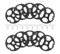 NUSITOU 20ensembles Metal Hooks and Plastic Fasteners for Car Seat Cover Fixing Seat Anchor Clips Replacement for Auto Cushion Stability
