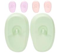 NUSITOU 3 Paires de Couvre Oreille en Silicone Confortables et Lavables pour Protections Auditives Lors Coloration de Cheveux Salon Domicile