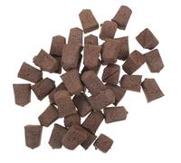 NUSITOU 40 Pièces de Blocs Nutritifs pour Culture Hydroponique sans Sol en Coton Bio-Carbone, Blocs de Pépinière Pratiques pour Accélérer la Croissance des Jeunes Plants