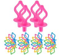 NUSITOU 50 Pièces Pinces à Bobine en Plastique pour Machine à Coudre, Accessoires pour Bobines, Fixation Facile du Fil, Évite L'emmêlement, pour Couturiers Novices et Expérimentés