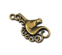 NUSITOU 50pièces Pendentifs Alliage de Zinc Unicorn Charms pour Bijoux DIY Bronze Accessoires pour Bracelets et Boucles Oreilles