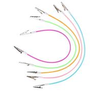 NUSITOU 5pcs Pinces Porte-serviettes en Silicone Colorées pour Garçons et Personnes Âgées, Légères et Pratiques, pour Cabinet et Dîner Couleur Aléatoire