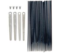 NUSITOU Aiguilles à Ressort pour Saxophone Ténor Kit Réparation 24 Aiguilles 4 Anches Traditionnelles 4 Vis Acier Résistant, Compact et Léger Accessoires pour Saxophone et Clarinette,