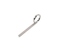 NUSITOU Anneau de Traction Accessoire Facile à Utiliser et Transporter en Métal Argenté pour Doigt pour Trompette et Cornet, pour Amateurs de Trompette