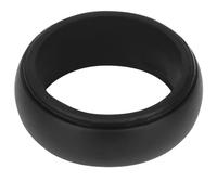 NUSITOU Bague Homme en Silicone Noir pour Activités de Plein Air, Anneau de Préhension Facile à Nettoyer, Renforce les Doigts, Style Cool et Léger